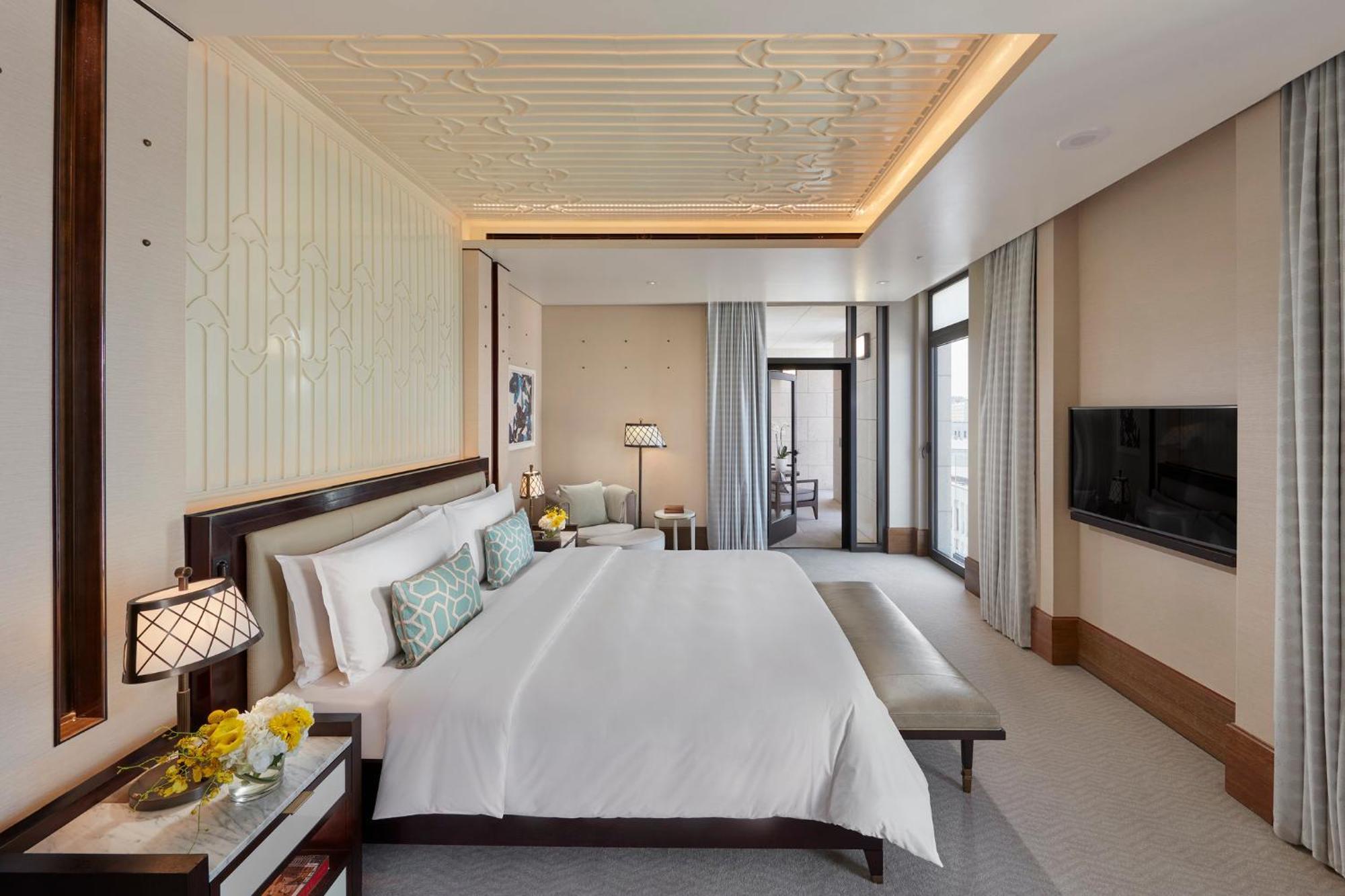 แมนดาริน โอเรียนเต็ล โดฮา Hotel ภายนอก รูปภาพ A bedroom at the hotel