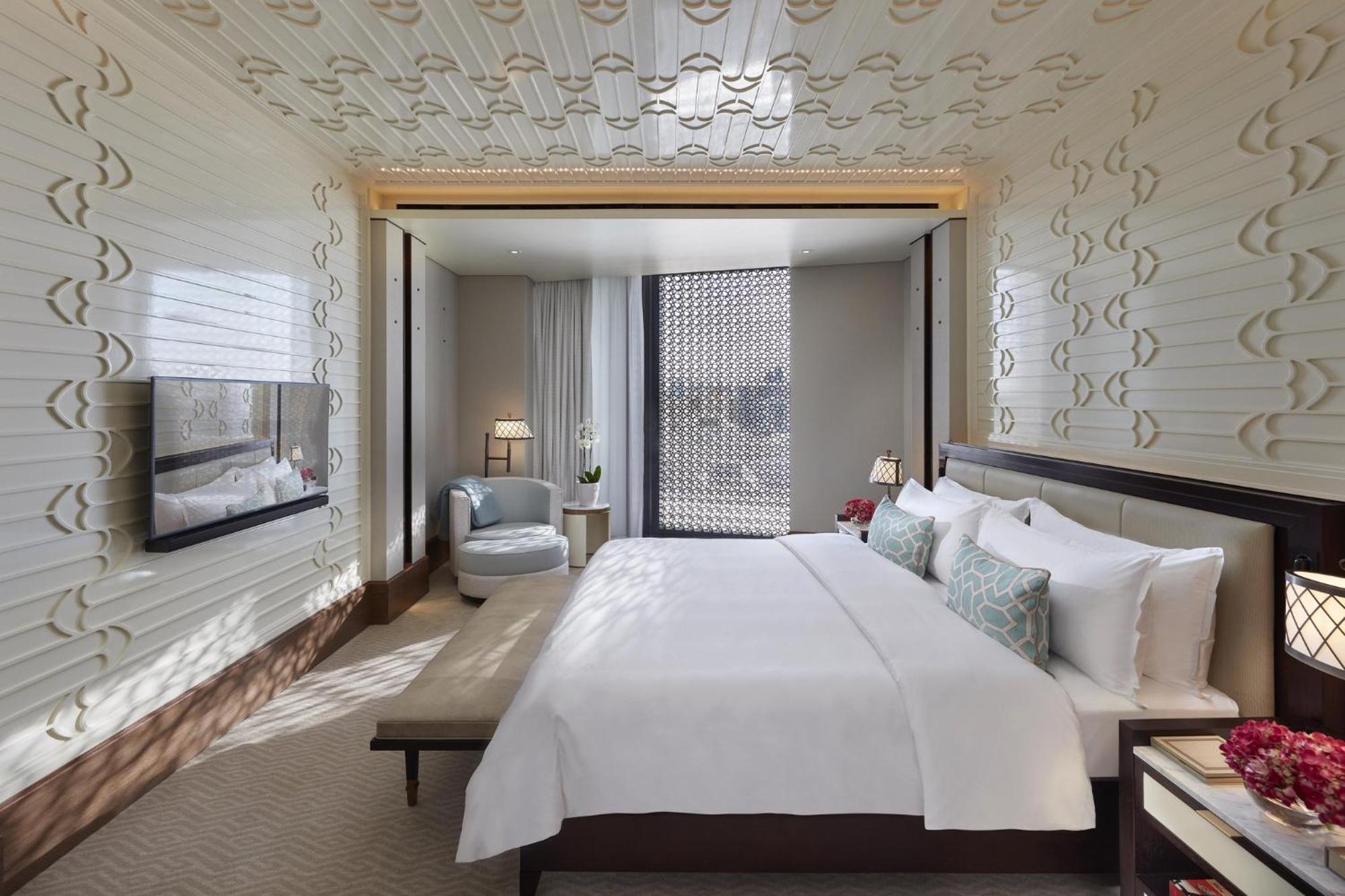 แมนดาริน โอเรียนเต็ล โดฮา Hotel ภายนอก รูปภาพ A bedroom at the hotel