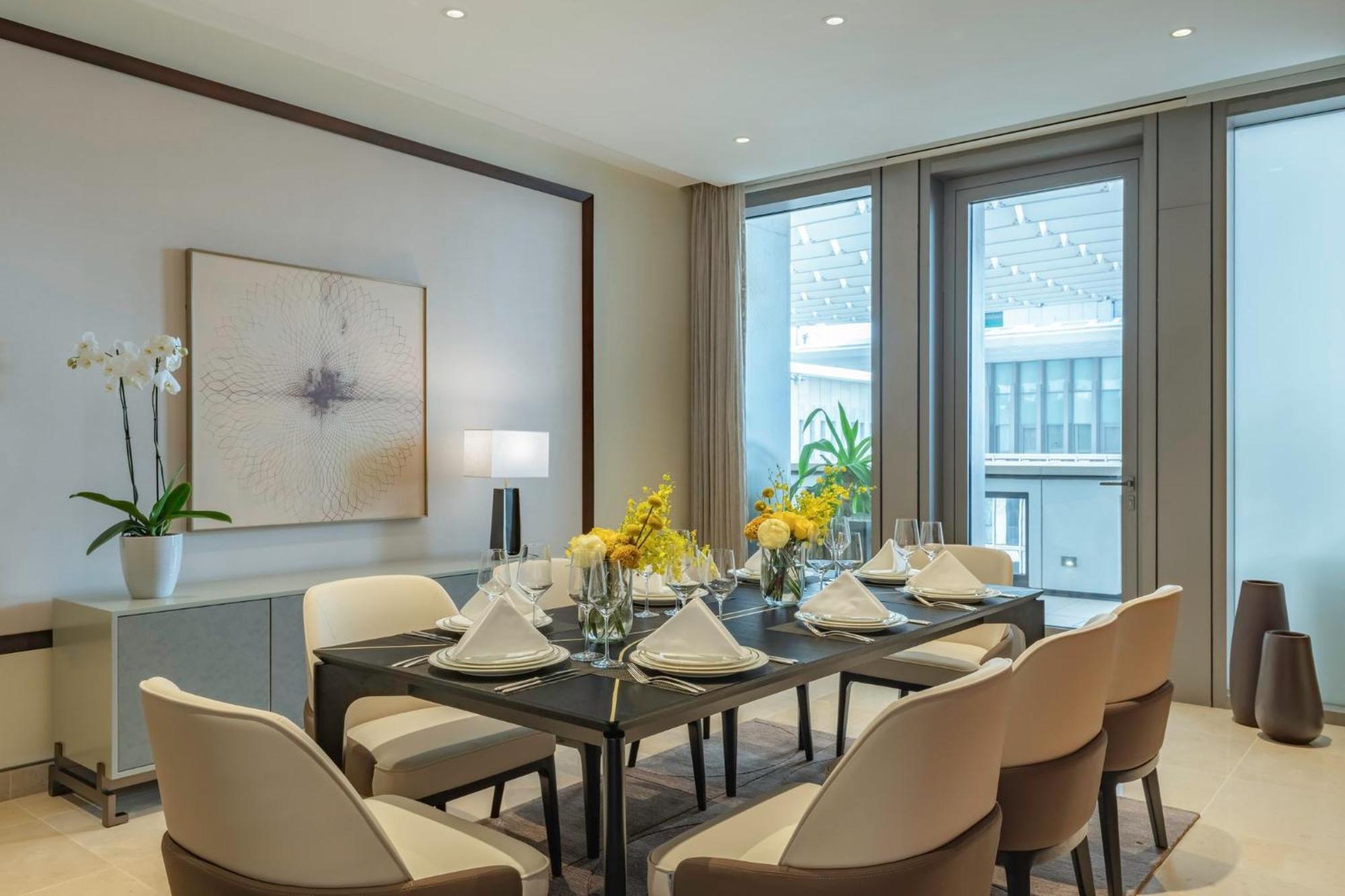 แมนดาริน โอเรียนเต็ล โดฮา Hotel ภายนอก รูปภาพ Dining room